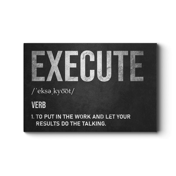 execute-definition-printable-office-wall-art-motivational-prints